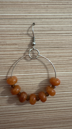 Produse - cercei-cerc-piatra-soarelui-granat-cm503