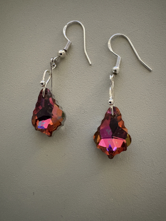 Taur - Cercei Cristal alb – Strălucire