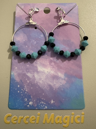 cercei clips turcoaz preciosa [1]