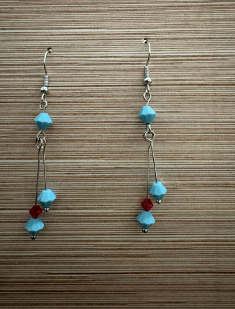 cercei cristale preciosa turcoaz [1]