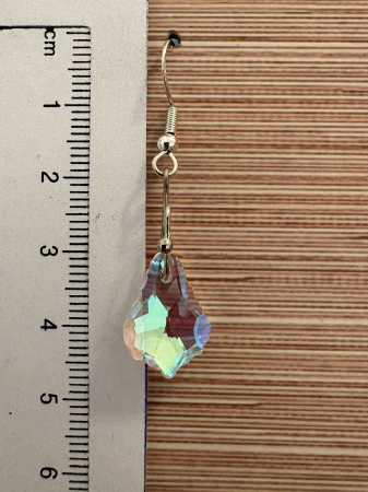 Cercei Cristal mov – Claritate [2]