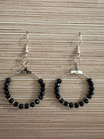 cercei negri eleganti [2]