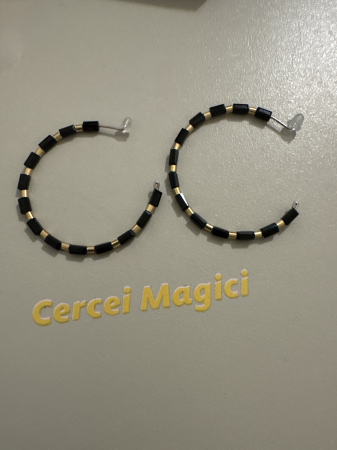 cercei cristale negre cerc [2]