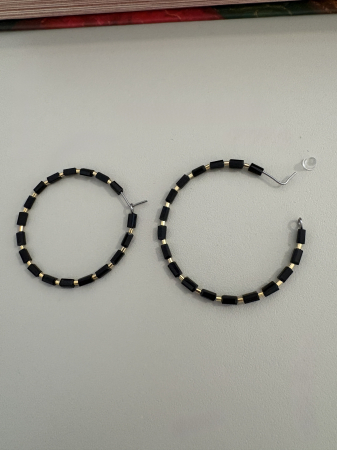 cercei cristale negre aur [9]