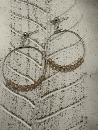 Boho Margele - cercei-cristale-sampanie