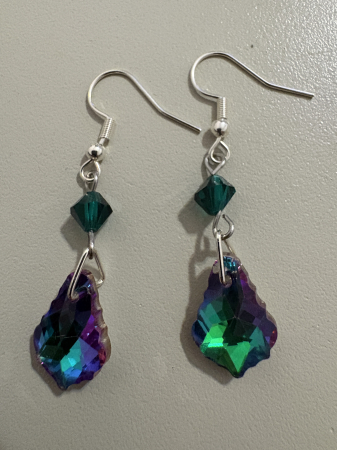 Produse - cercei-cristale-aurora-emerald-cm537