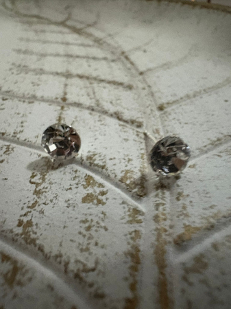 Produse - Cercei Crystal Chaton Preciosa Swarovski – Argint 925