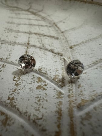 Cercei Crystal Chaton Preciosa Swarovski – Oțel Inoxidabil