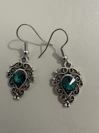 cercei verde emerald boho [3]