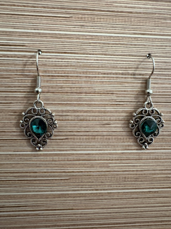 cercei verde emerald boho [2]