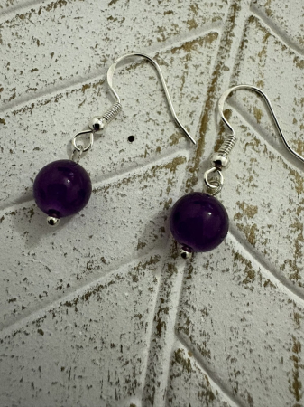 Cercei cu jad mov - Cm181 – eleganță și echilibru interior [1]