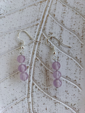 Cercei cu jad mov handmade – eleganță și echilibru [1]