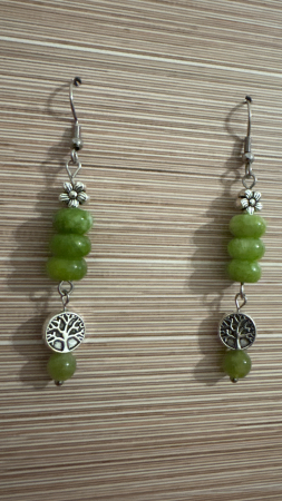 Produse - cercei-peridot-floare-copacul-vietii-cm513