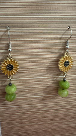 Produse - cercei-peridot-floarea-soarelui-cm510