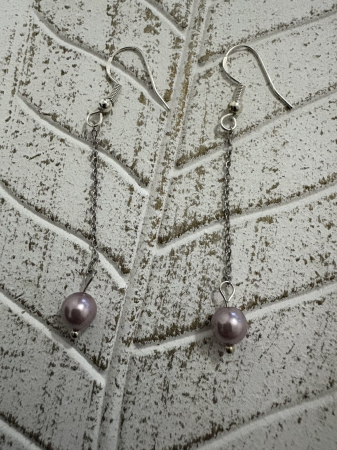 Cercei perle roz de Mallorca CM218 [1]