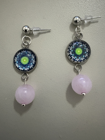 cercei-aventurin-cabochon-mandala [2]