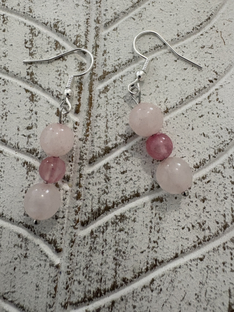 Cercei Cuart roz și Jad rosu [2]
