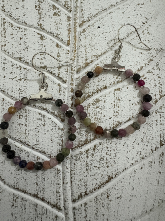 Daobao Turmalina - Cercei Daobao Turmalină Multicoloră