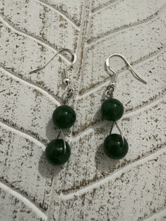 Cercei jad verde handmade [1]
