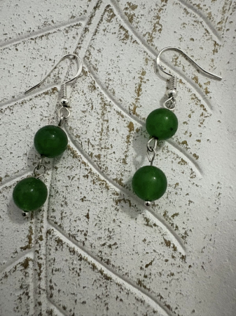  Cercei Jad Naturali –Echilibru și Noroc