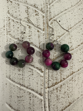 Cercei rubin natural handmade [3]