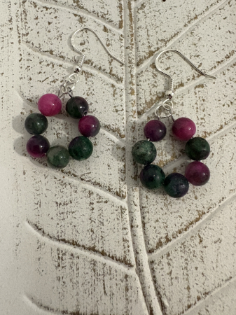 Cercei rubin natural handmade [1]