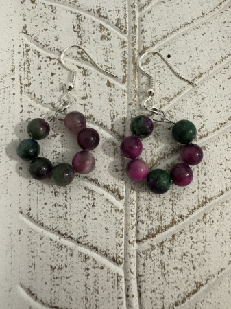 Cercei rubin natural handmade [2]