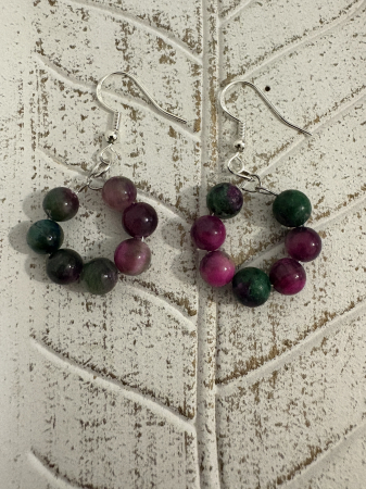 Cercei rubin natural handmade [2]