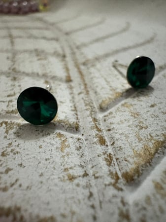 Cercei Emerald Rivoli Preciosa Swarovski – Oțel Inoxidabil