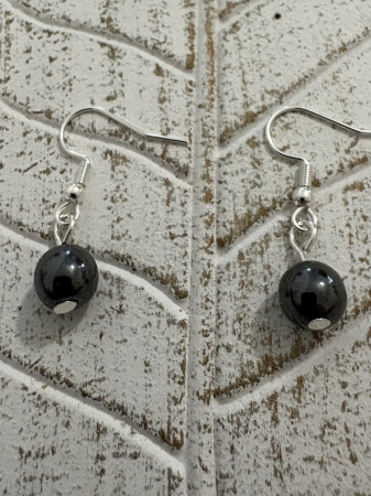 Cercei Hematit - piatra forței interioare și protecției [2]