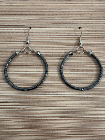 Cercei hematit și cristale Preciosa - protecție și stil [1]