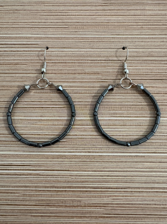 Cercei hematit și cristale Preciosa - protecție și stil [2]