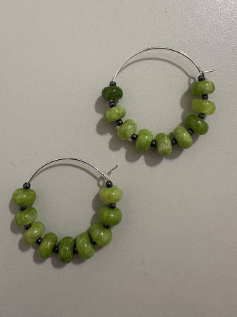 Produse - cercei-hoops-peridot-hematit-cm526