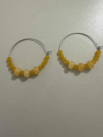 Topaz - cercei-hoops-topaz-citrin-cm523