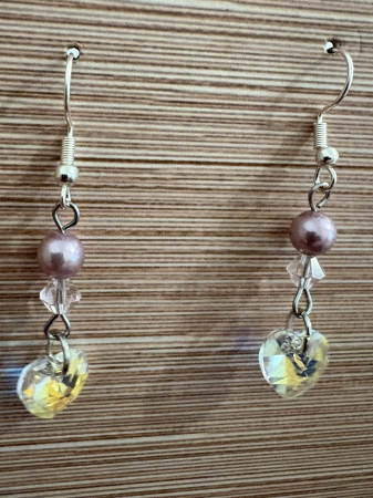 Cercei inimă crystal Preciosa - eleganță delicată [1]