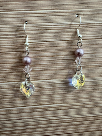 Cercei inimă crystal Preciosa - eleganță delicată [2]