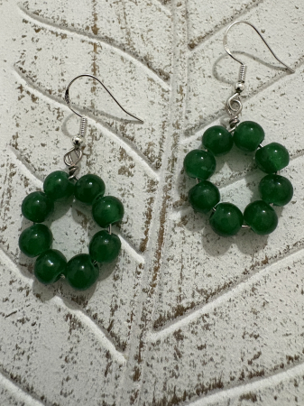 Jad Verde - cercei-jad-verde-6mm