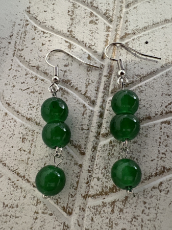 Cercei Jad Verde handmade  [1]