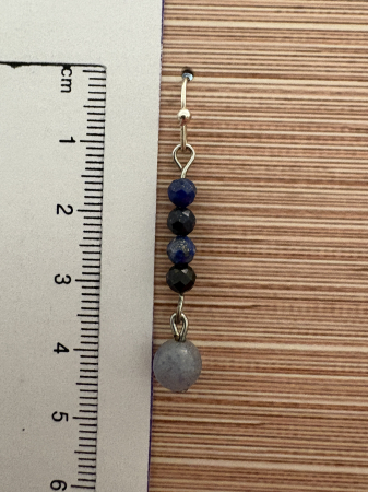 Cercei Magici Agat Albastru si Lapis Lazuli [1]