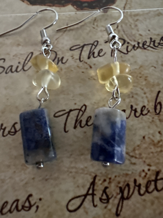 cercei lapis lazuli citrin [2]