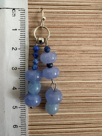 cercei lapis lazuli bleu [3]