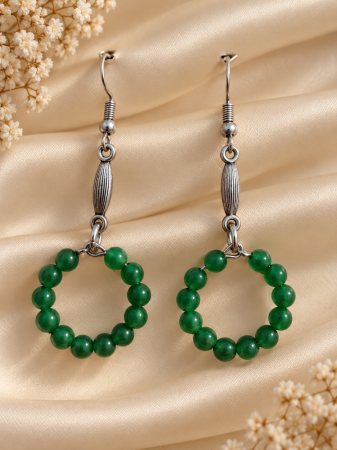 4. Chakra Inimii - Centrul Echilibrului – Anahata - cercei-lungi-jad-verde-cerc-prosperitate-armonie