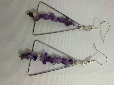 Ametist - Cercei ametist