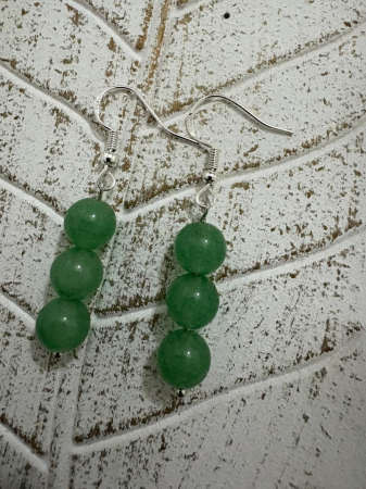 Balanta - Cercei Magici Aventurin Verde– noroc și abundență