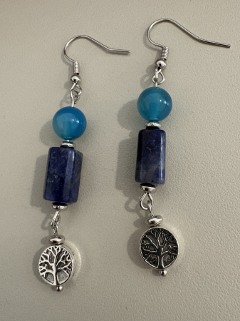 Lapis lazuli - cercei lapis lazuli
