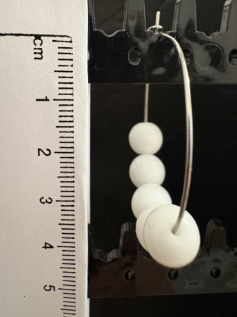 cercei onix alb hoops [3]