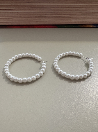 cercei perle 4mm hoops [1]
