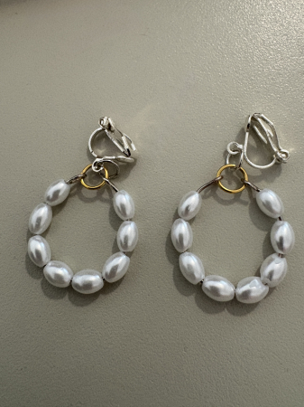 cercei clips perle [2]