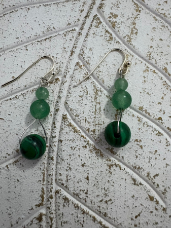 Cercei Jad & Aventurin – Cm167 - Echilibru, Protecție și Energie Pozitivă [2]