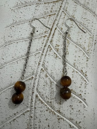 Produse - Cercei Ochi de Tigru - Cm169 - forta interioara si incredere